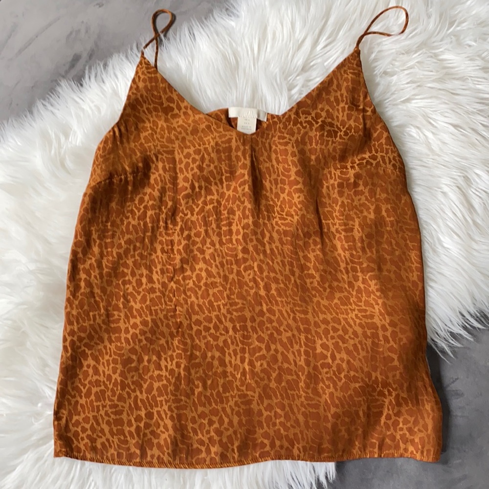 Leopard print cami top size 6